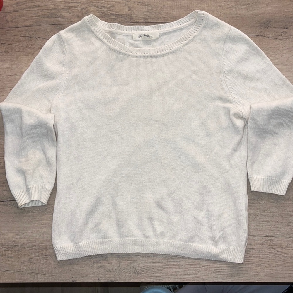 Cream sweater